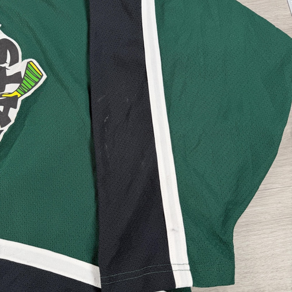 Vintage Sacramento River Rats Hockey Jersey Mens XL Green RHI Hockey CCM 90s - Picture 10 of 11